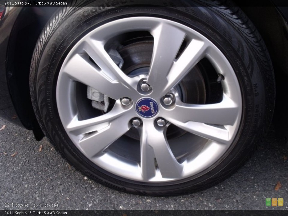 2011 Saab 9-5 Turbo6 XWD Sedan Wheel and Tire Photo #56982602