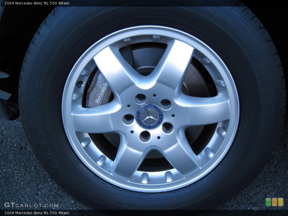 2004 Mercedes-Benz ML 500 4Matic Wheel and Tire Photo #56983230