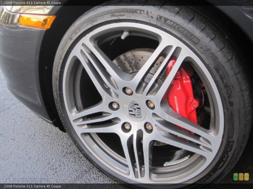 2008 Porsche 911 Carrera 4S Coupe Wheel and Tire Photo #56992446