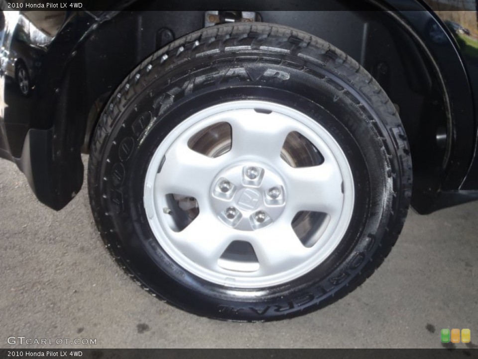 2010 Honda Pilot LX 4WD Wheel and Tire Photo #56995055