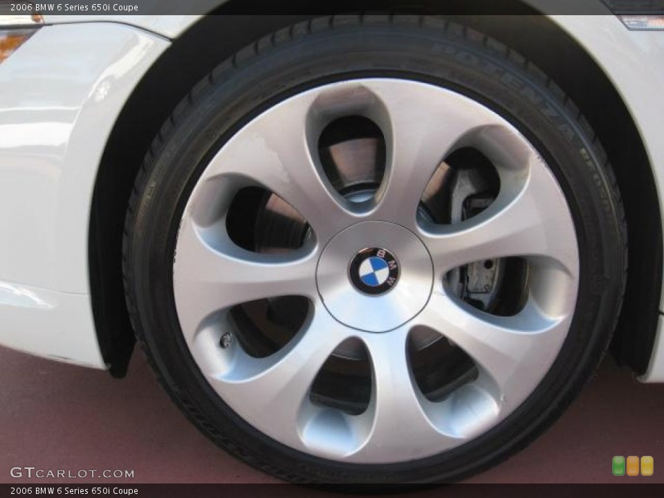 2006 BMW 6 Series 650i Coupe Wheel and Tire Photo #56996078