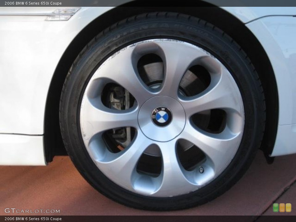 2006 BMW 6 Series 650i Coupe Wheel and Tire Photo #56996105