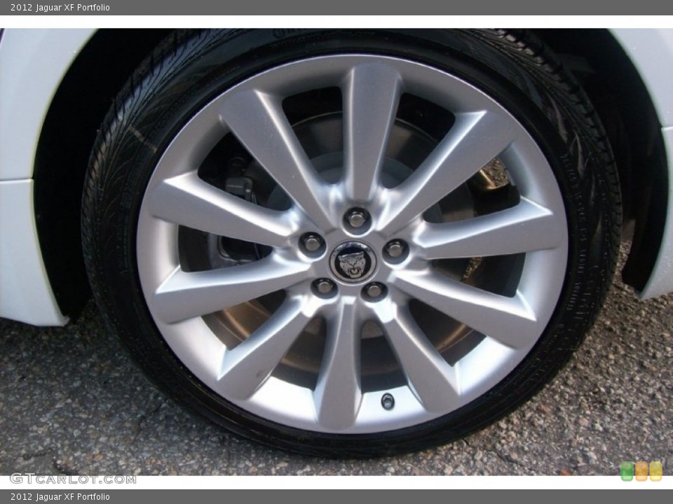 2012 Jaguar XF Portfolio Wheel and Tire Photo #56997335