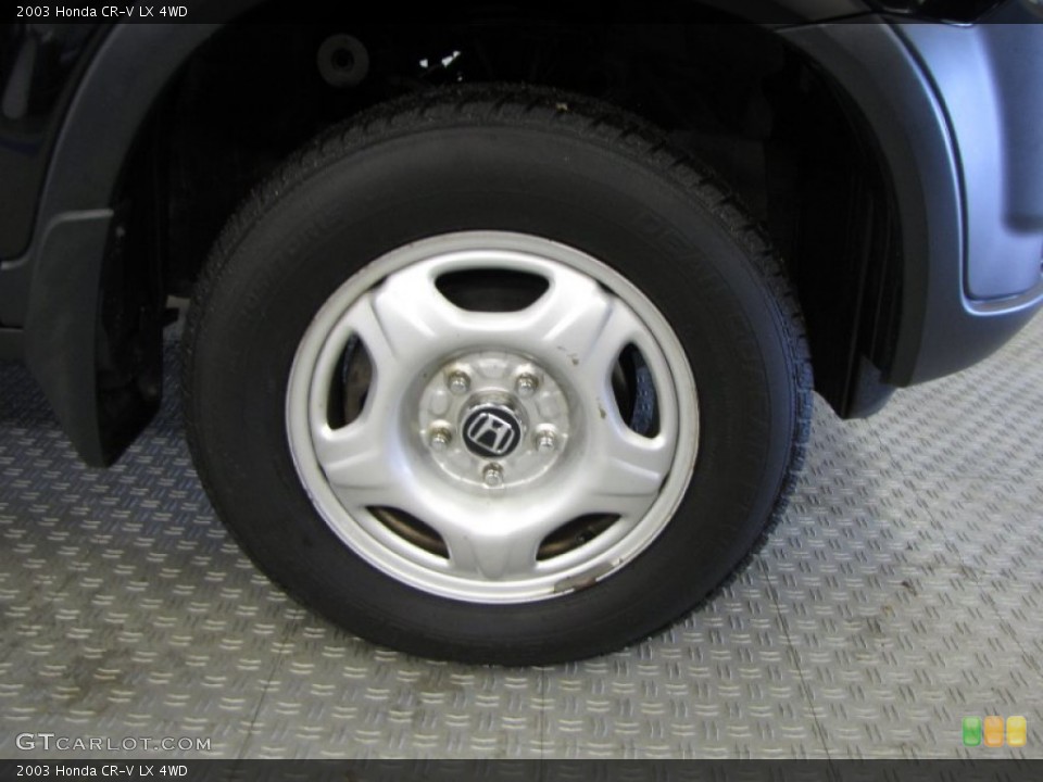 2003 Honda CR-V LX 4WD Wheel and Tire Photo #57004970