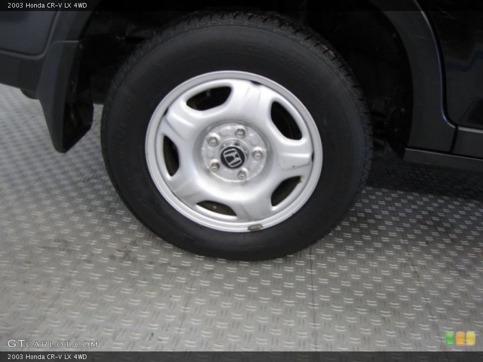 2003 Honda CR-V LX 4WD Wheel and Tire Photo #57004979
