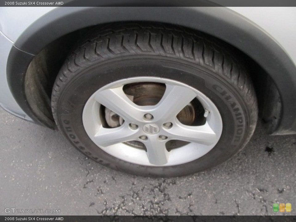 2008 Suzuki SX4 Crossover AWD Wheel and Tire Photo #57008036