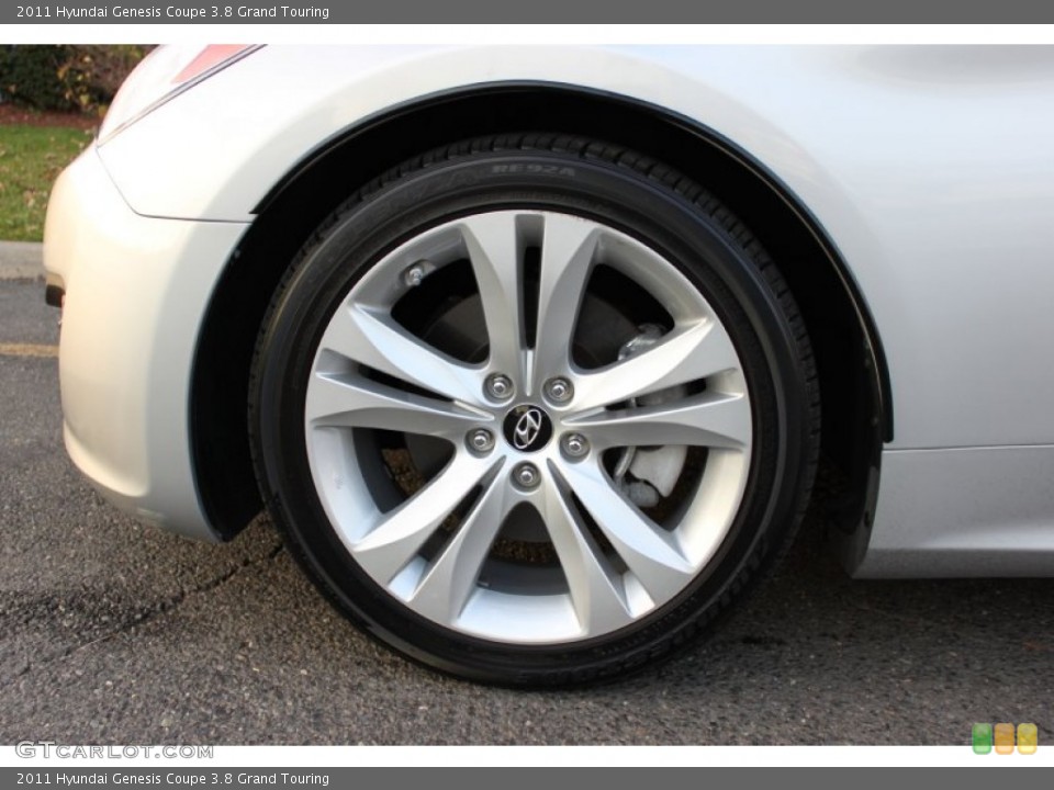 2011 Hyundai Genesis Coupe 3.8 Grand Touring Wheel and Tire Photo #57015752