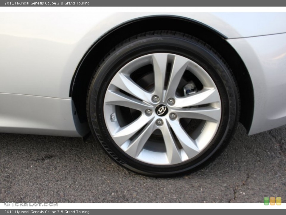 2011 Hyundai Genesis Coupe 3.8 Grand Touring Wheel and Tire Photo #57015761