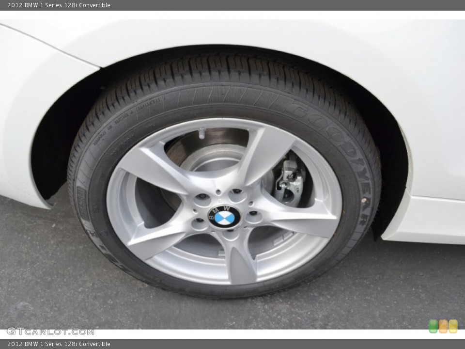 2012 BMW 1 Series 128i Convertible Wheel and Tire Photo #57019985