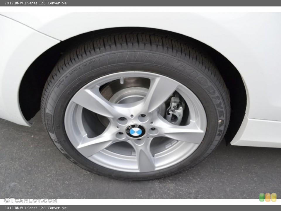 2012 BMW 1 Series 128i Convertible Wheel and Tire Photo #57020040