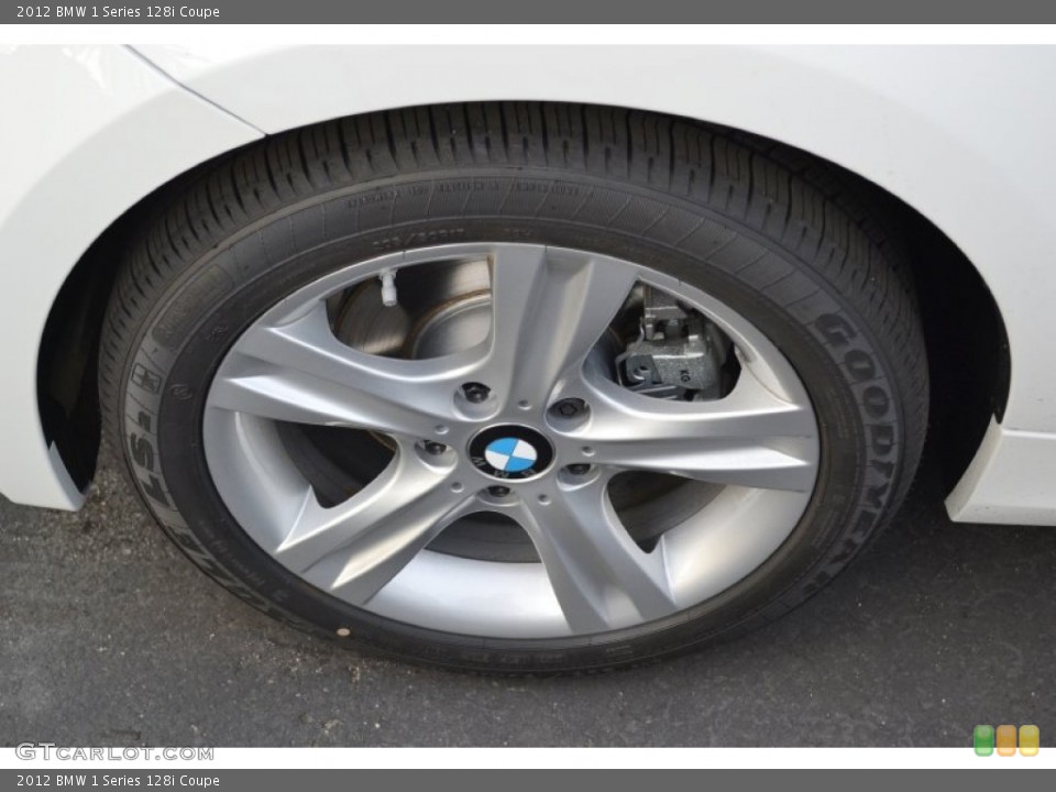 2012 BMW 1 Series 128i Coupe Wheel and Tire Photo #57020109
