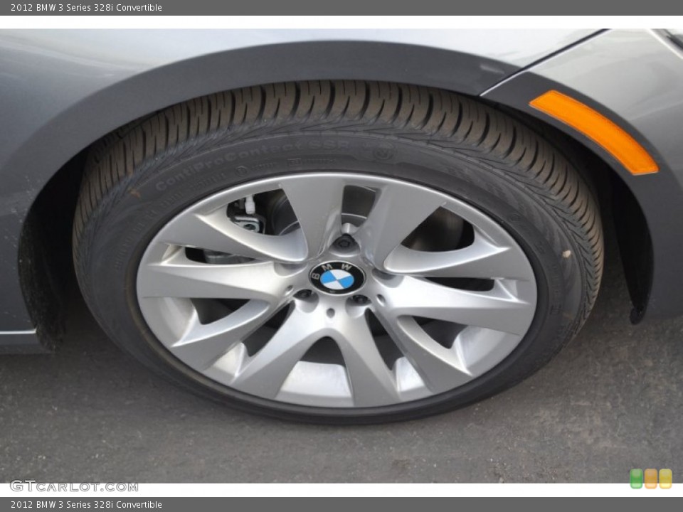 2012 BMW 3 Series 328i Convertible Wheel and Tire Photo #57020646