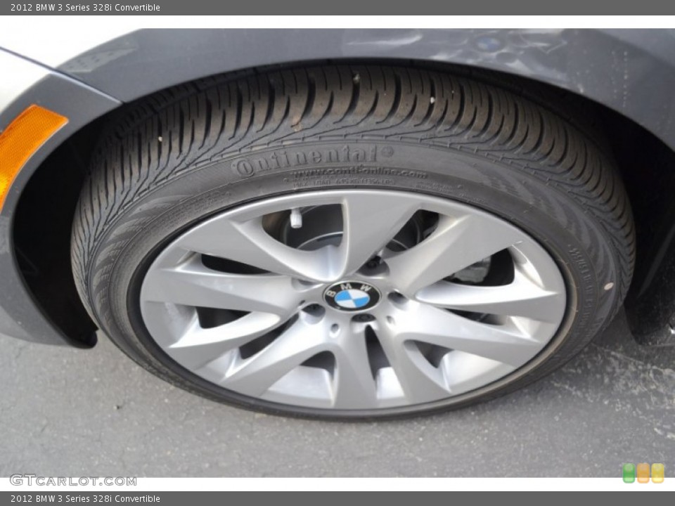 2012 BMW 3 Series 328i Convertible Wheel and Tire Photo #57020696