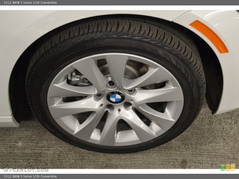 2012 BMW 3 Series 328i Convertible Wheel and Tire Photo #57020812