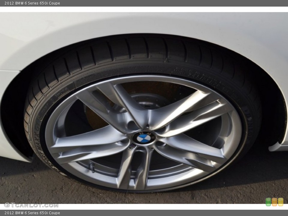 2012 BMW 6 Series 650i Coupe Wheel and Tire Photo #57021159