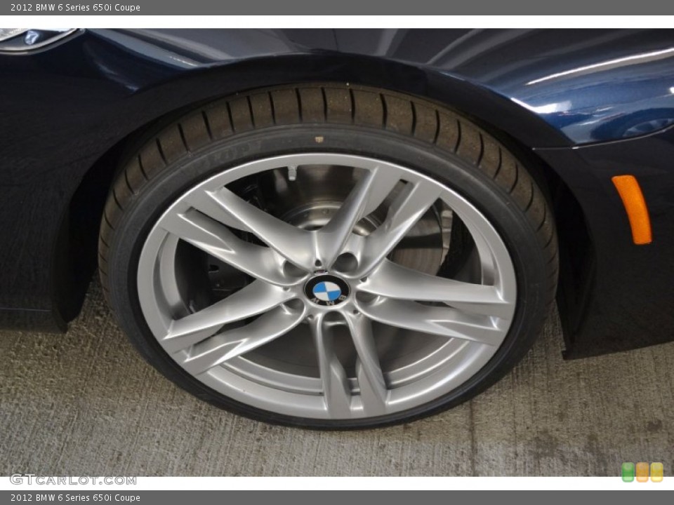 2012 BMW 6 Series 650i Coupe Wheel and Tire Photo #57021269