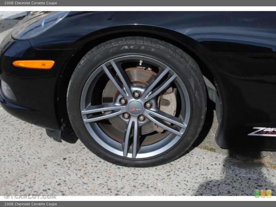 2008 Chevrolet Corvette Coupe Wheel and Tire Photo #57021716