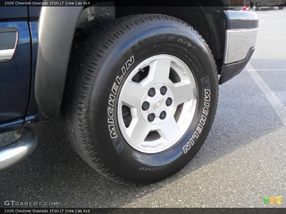 2006 Chevrolet Silverado 1500 LT Crew Cab 4x4 Wheel and Tire Photo #57023142