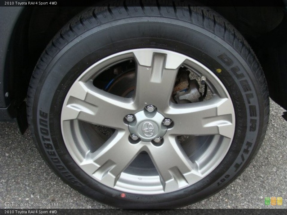2010 Toyota RAV4 Sport 4WD Wheel and Tire Photo #57024392