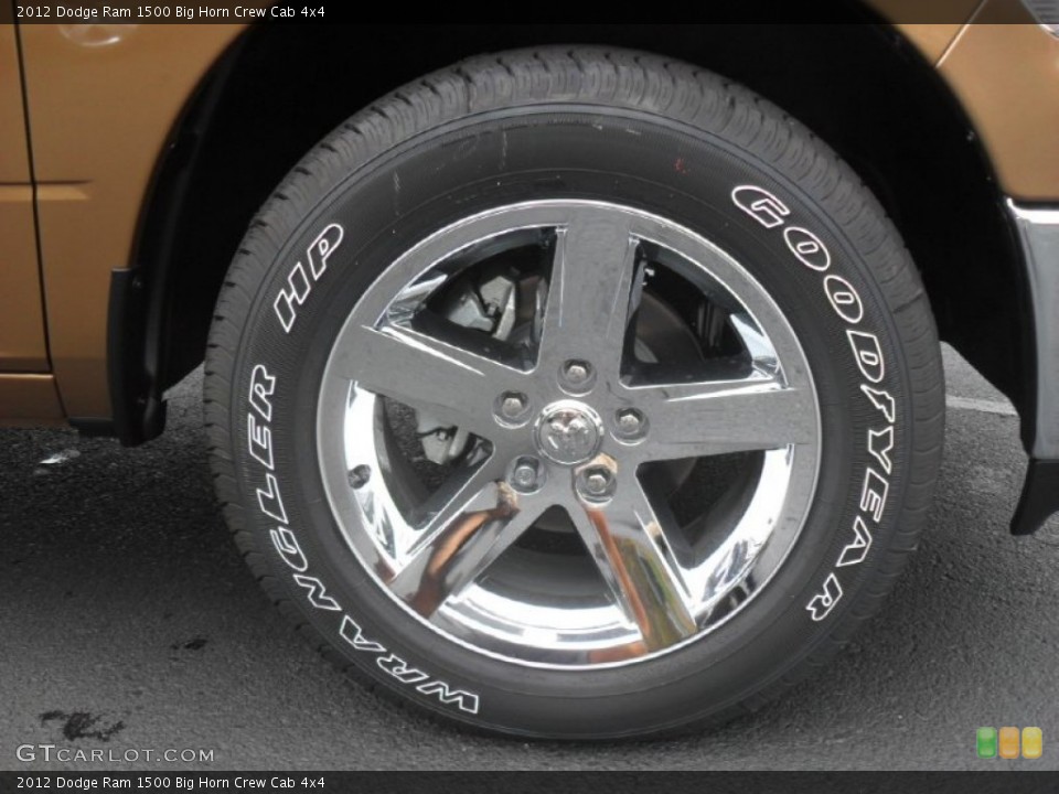2012 Dodge Ram 1500 Big Horn Crew Cab 4x4 Wheel and Tire Photo #57025703