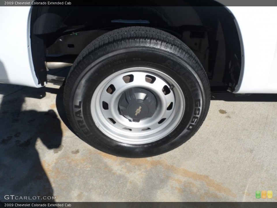 2009 Chevrolet Colorado Extended Cab Wheel and Tire Photo #57026439