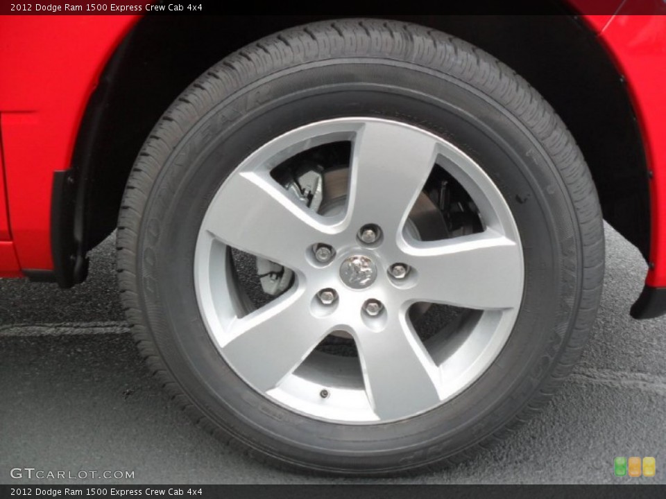 2012 Dodge Ram 1500 Express Crew Cab 4x4 Wheel and Tire Photo #57026522
