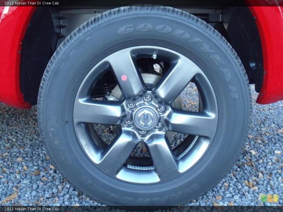 2012 Nissan Titan SV Crew Cab Wheel and Tire Photo #57029519