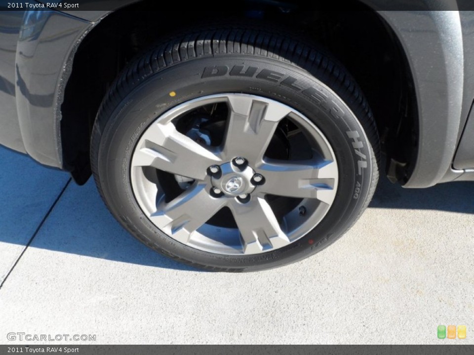 2011 Toyota RAV4 Sport Wheel and Tire Photo #57032066