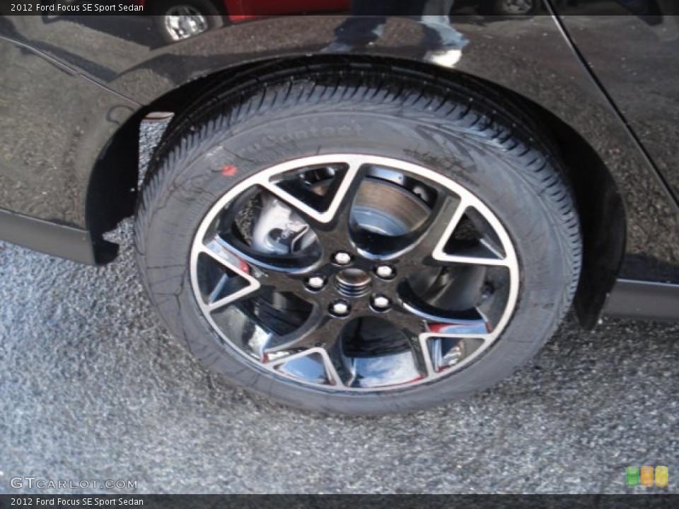 2012 Ford Focus SE Sport Sedan Wheel and Tire Photo #57038593