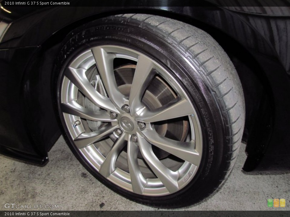 2010 Infiniti G 37 S Sport Convertible Wheel and Tire Photo #57040592
