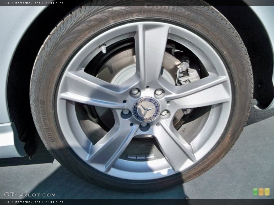 2012 Mercedes-Benz C 250 Coupe Wheel and Tire Photo #57046673