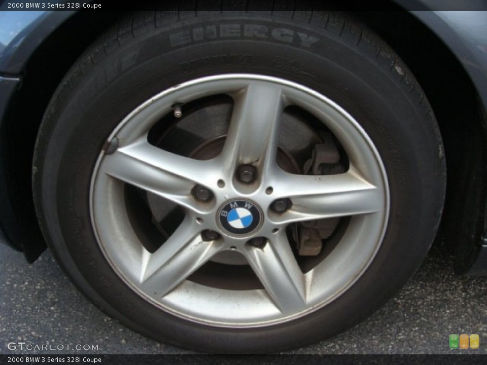 2000 BMW 3 Series 328i Coupe Wheel and Tire Photo #57046751