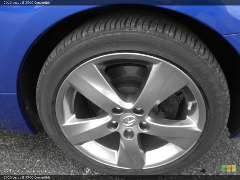 2010 Lexus IS 350C Convertible Wheel and Tire Photo #57047288