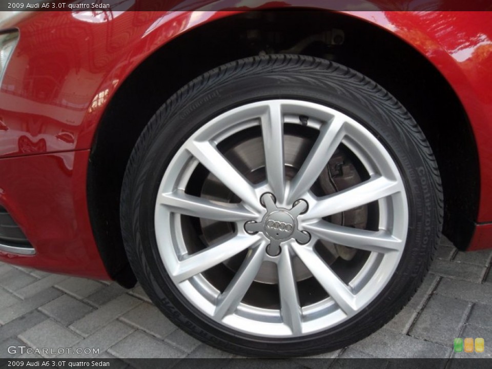 2009 Audi A6 3.0T quattro Sedan Wheel and Tire Photo #57048755