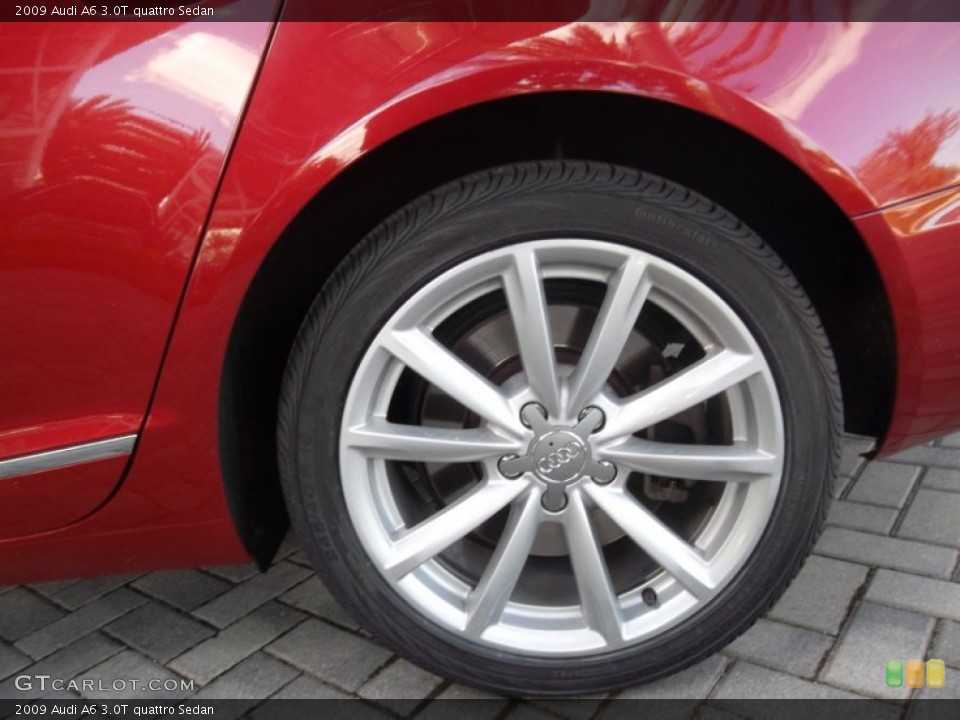 2009 Audi A6 3.0T quattro Sedan Wheel and Tire Photo #57048767