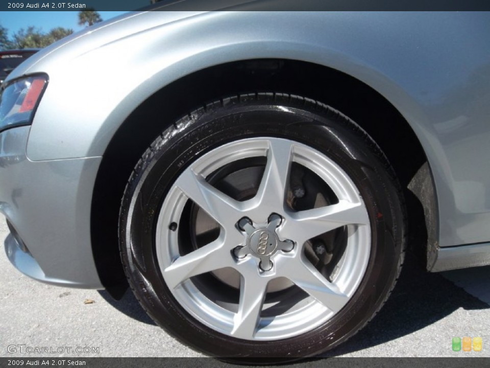 2009 Audi A4 2.0T Sedan Wheel and Tire Photo #57050105