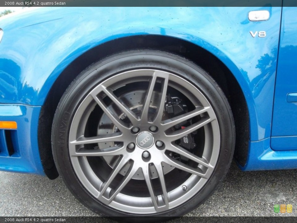 2008 Audi RS4 4.2 quattro Sedan Wheel and Tire Photo #57051056