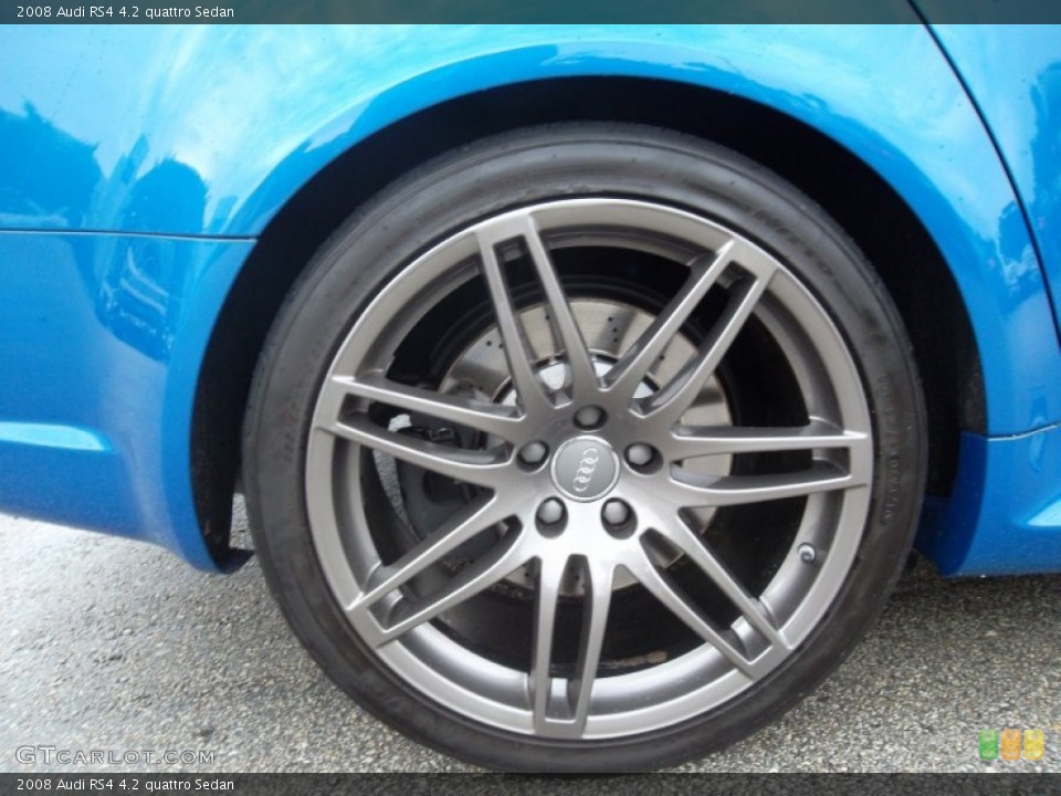 2008 Audi RS4 4.2 quattro Sedan Wheel and Tire Photo #57051125