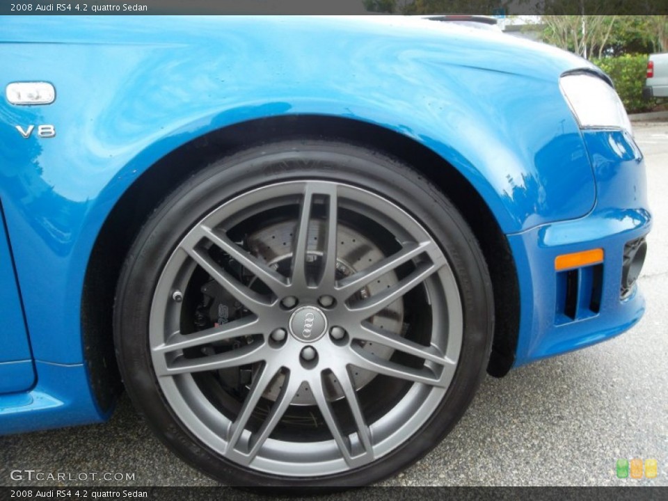 2008 Audi RS4 4.2 quattro Sedan Wheel and Tire Photo #57051136