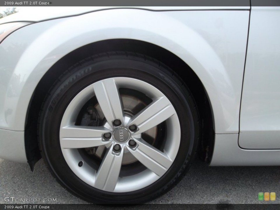 2009 Audi TT 2.0T Coupe Wheel and Tire Photo #57051664