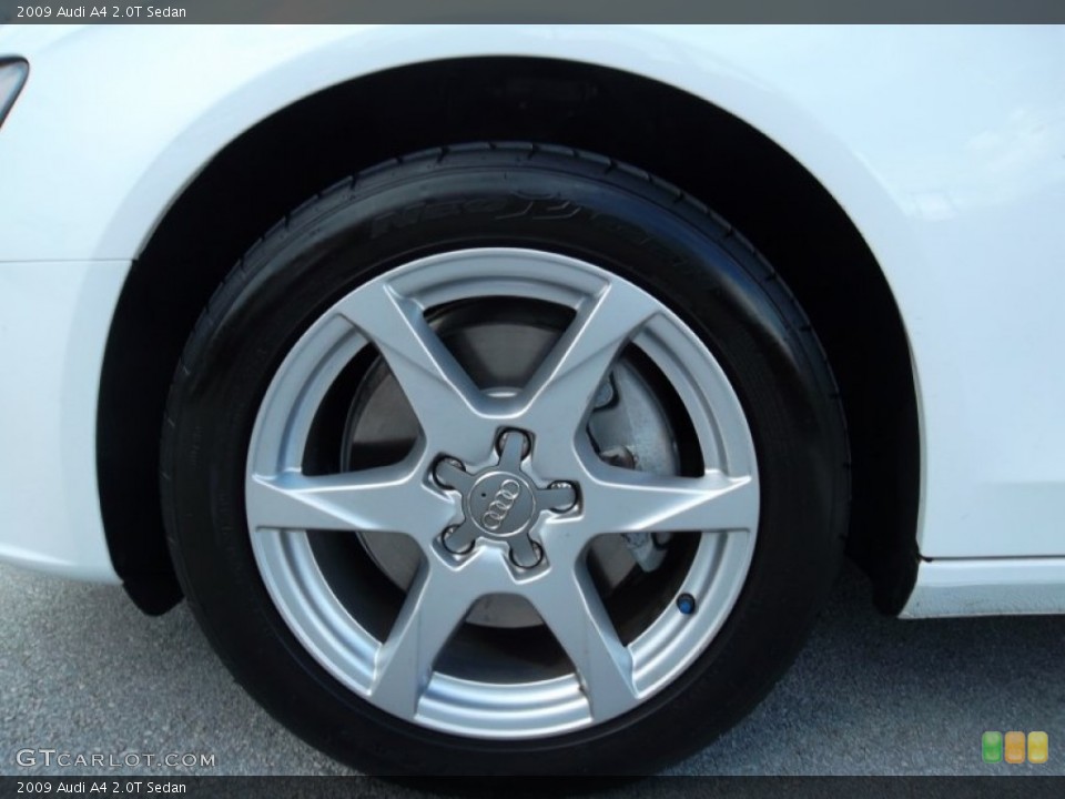 2009 Audi A4 2.0T Sedan Wheel and Tire Photo #57053461