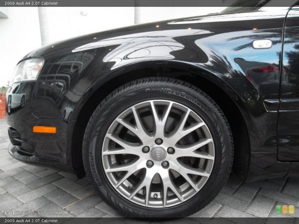 2009 Audi A4 2.0T Cabriolet Wheel and Tire Photo #57054108