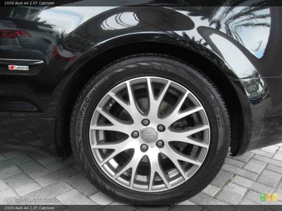 2009 Audi A4 2.0T Cabriolet Wheel and Tire Photo #57054119