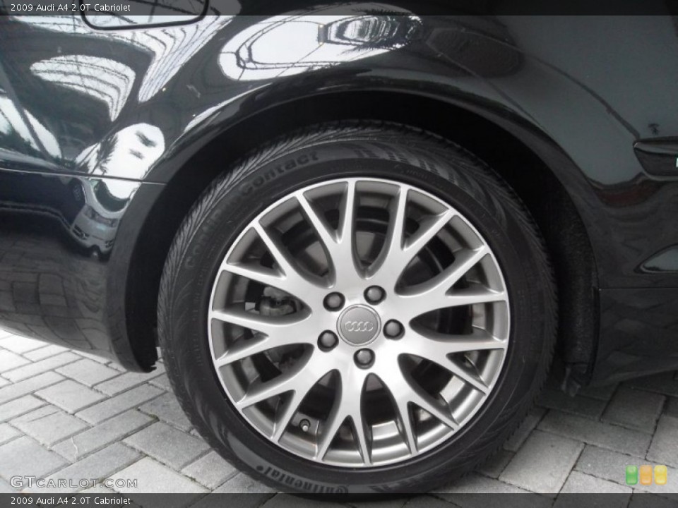 2009 Audi A4 2.0T Cabriolet Wheel and Tire Photo #57054194