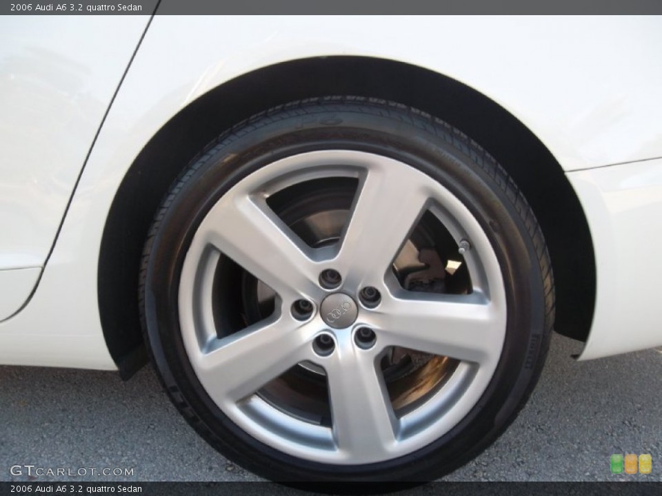 2006 Audi A6 3.2 quattro Sedan Wheel and Tire Photo #57059879