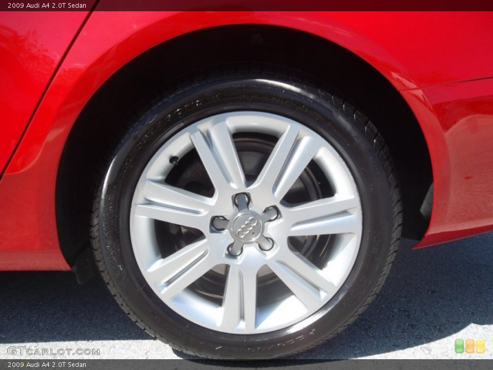 2009 Audi A4 2.0T Sedan Wheel and Tire Photo #57061817
