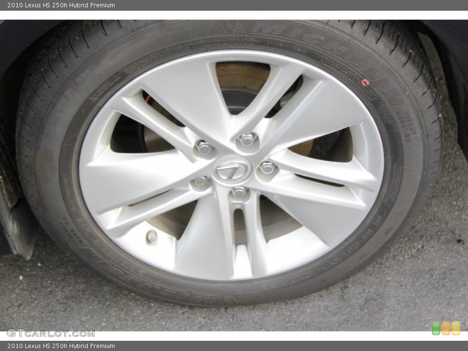 2010 Lexus HS 250h Hybrid Premium Wheel and Tire Photo #57062075