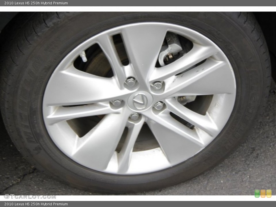 2010 Lexus HS 250h Hybrid Premium Wheel and Tire Photo #57062105