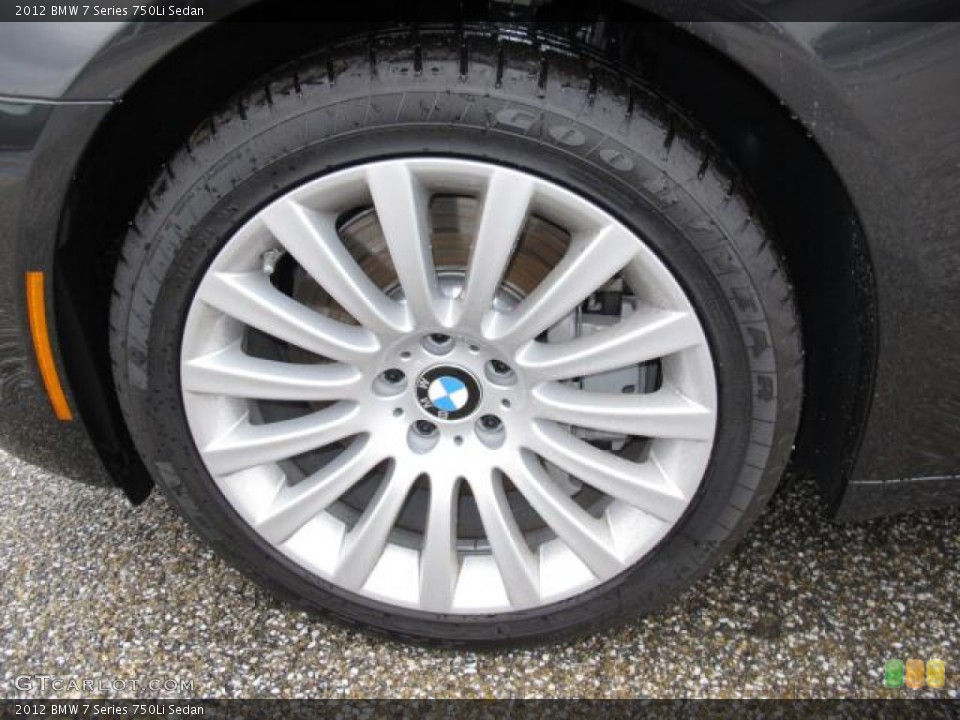 2012 BMW 7 Series 750Li Sedan Wheel and Tire Photo #57065111