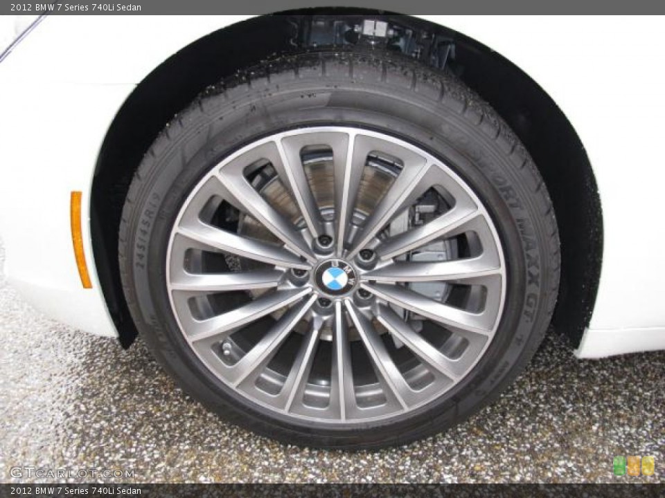 2012 BMW 7 Series 740Li Sedan Wheel and Tire Photo #57065528